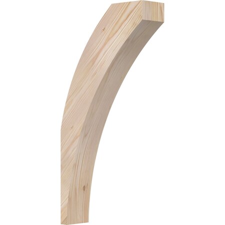 Ekena Millwork 3 1/2"W x 12"D x 24"H Thorton Smooth Knee Brace, Douglas Fir BRC04X12X24THR00SDF